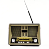 Haut Parleur Sans Fil ET Radia FM MEIER 552BT / Bluetooth / USB / Marron