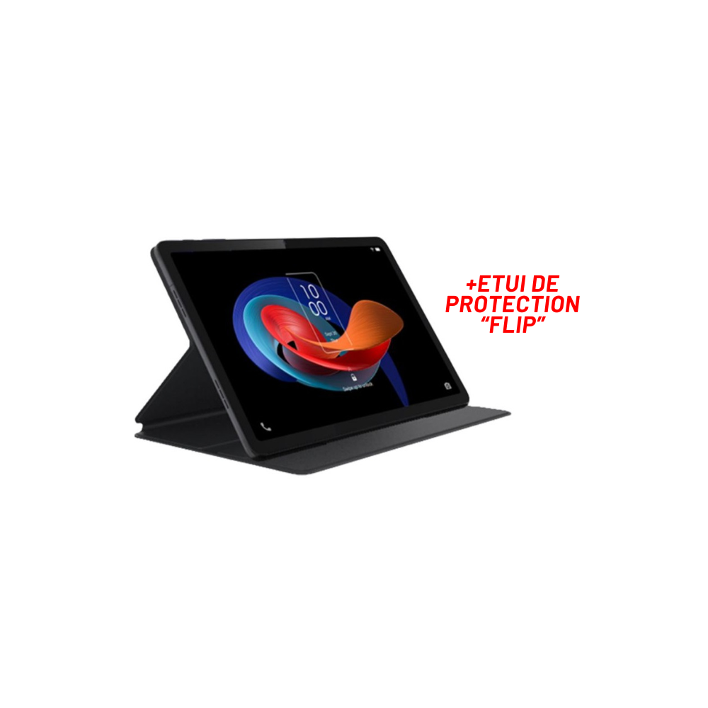 Tablette TCL TAB 10" Gen 2 4G / 4 Go / 64 Go / Gris + ETUI de protection "FLIP"