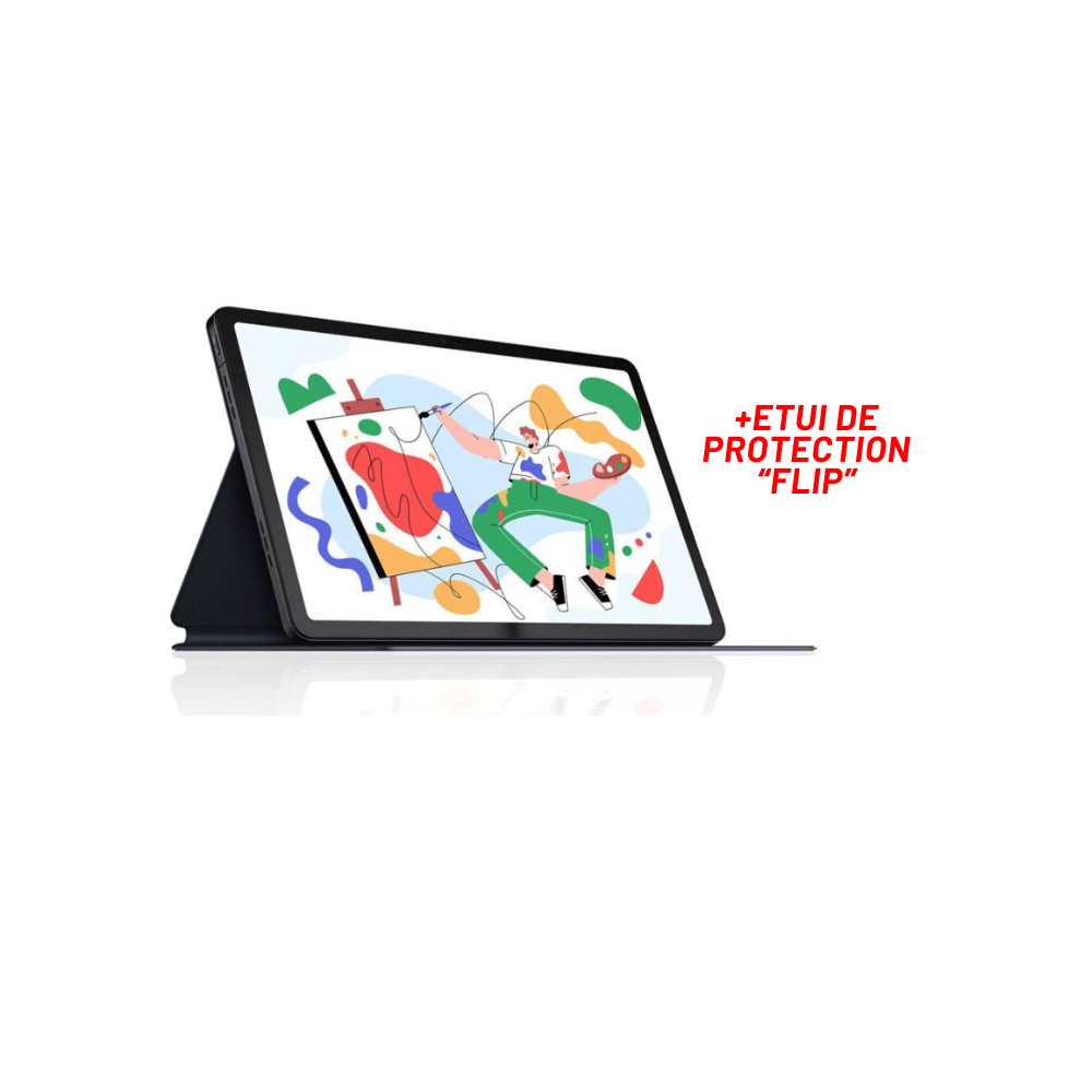 Tablette TCL TAB 11" 4G / 4 Go / 128 Go / Gris + ETUI de protection "FLIP"