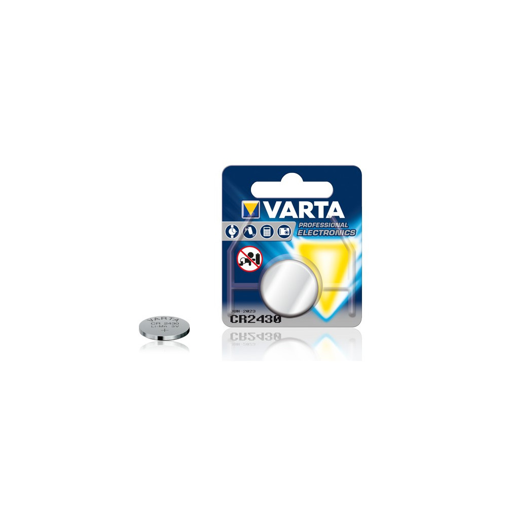 Pile électronique Bouton Lithium Varta CR2430