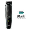 TONDEUSE MULTIFONCTION 8EN1 BRAUN MGK3441 RECHARGEABLE / NOIR