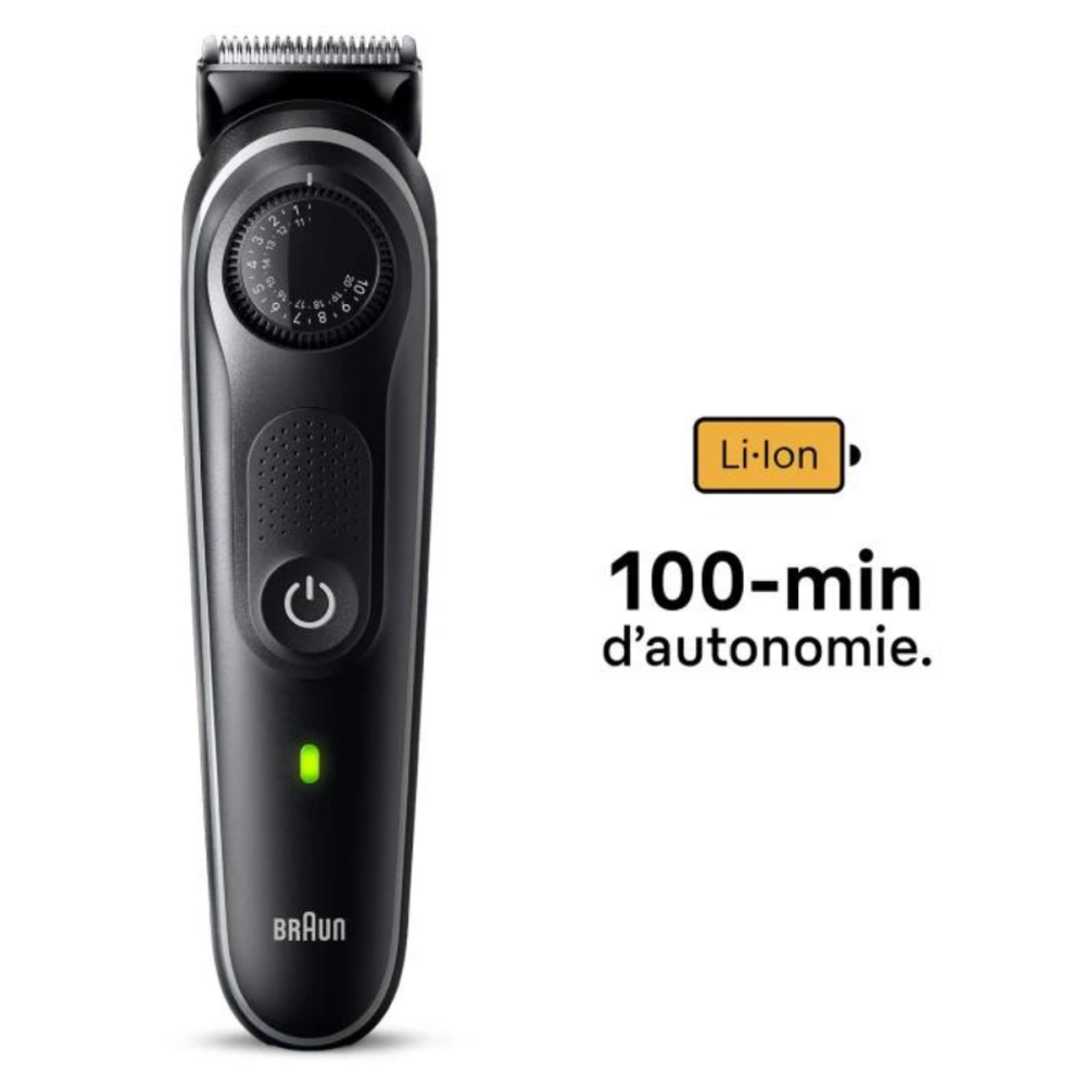 Tondeuse à Barbe 5 en 1 Rechargeable BRAUN BT5421 / Noir