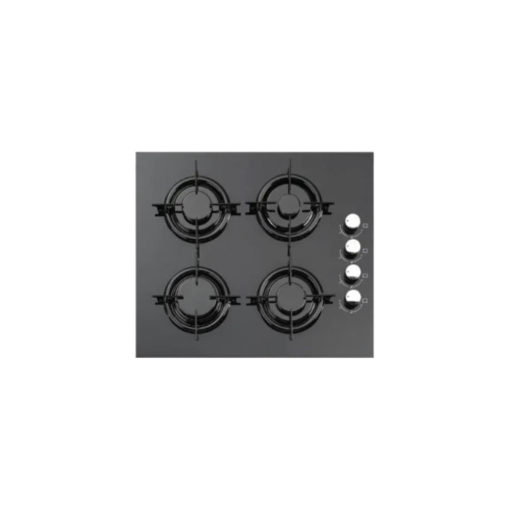 Plaque encastrable LUXELL / 4Feux / NOIR