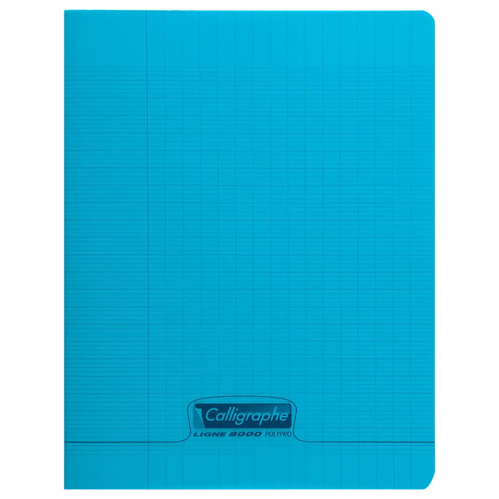 Cahiers piqué 8000 POLYPRO SEYES / 17x 22 / 192P/  90G / BLEU