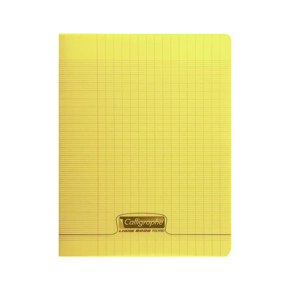Cahiers piqué 8000 POLYPRO SEYES Calligraphe / 17x 22 / 192P / 90G / Jaune