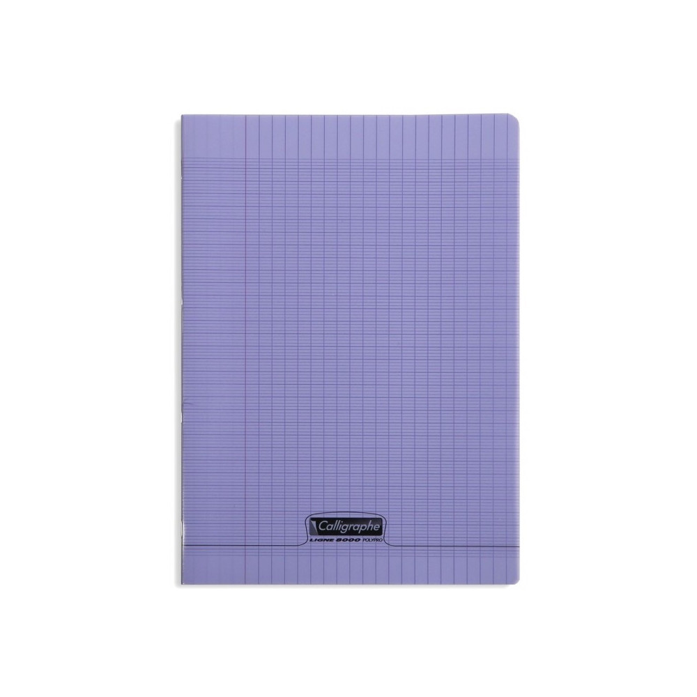 Cahiers piqué 8000 POLYPRO SEYES Calligraphe / 17x 22 / 192P / 90G / Violet