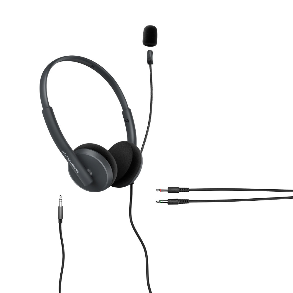 Casque Micro Office 2 Anthracite Energy Sistem / Noir