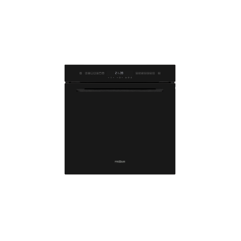 Four électrique Premium Full Black / 17 Modes / 60cm / Noir / Avec afficheur