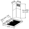 Hotte Pyramidale PREMIUM DECO CELNA / 60 Cm / Pyramidale / Inox