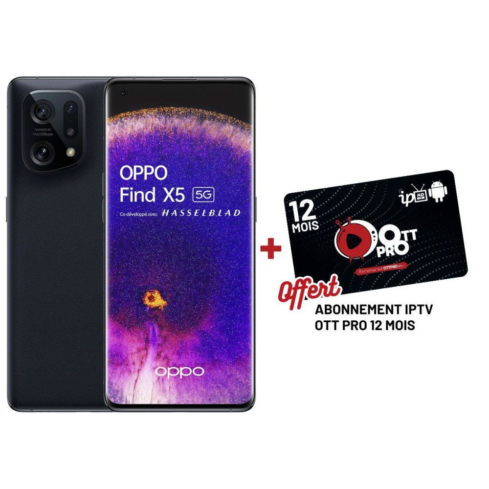 Oppo Find X5 5G (8 Go / 256 Go) | Tunisianet