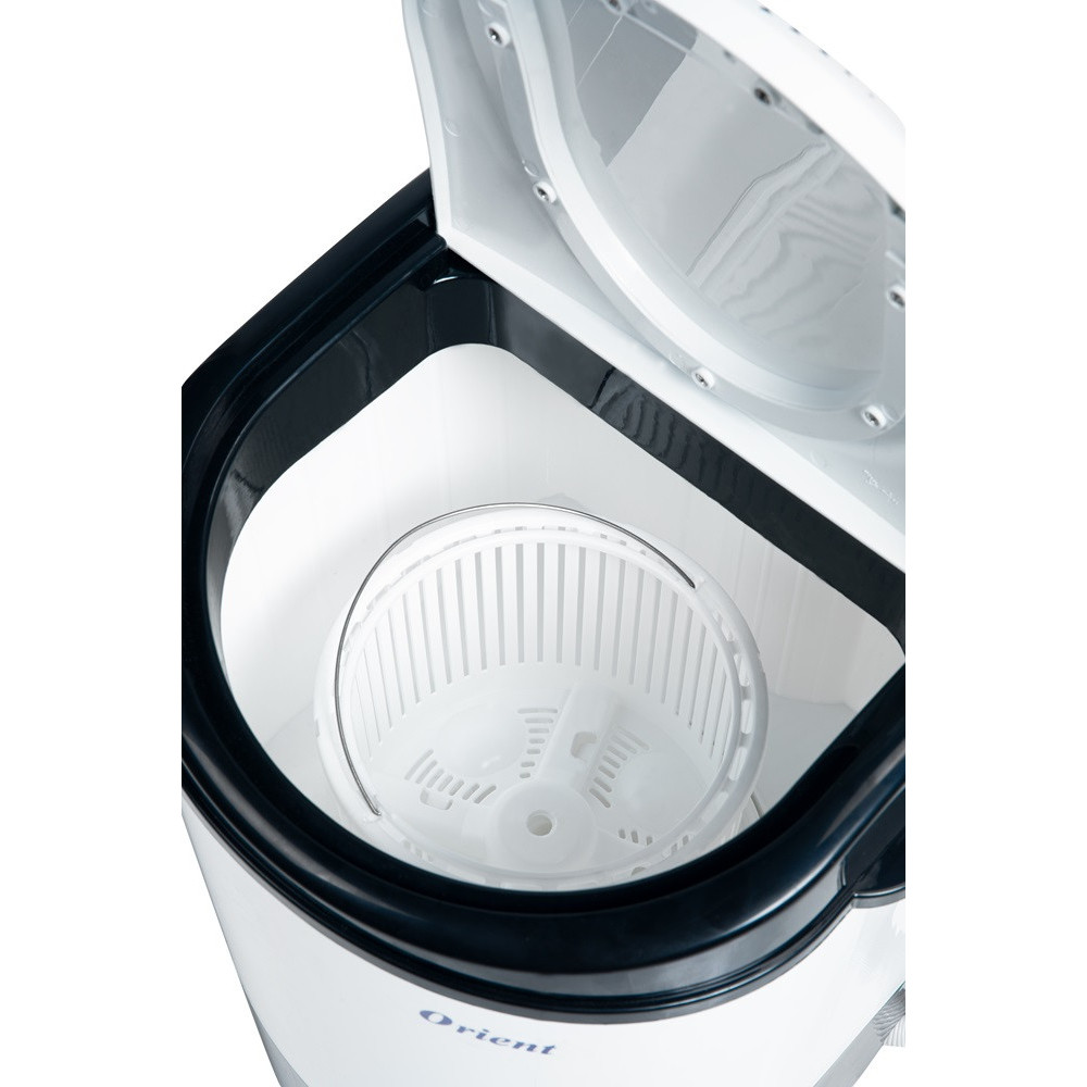 Machine à laver Orient Semi-Automatique  AVEC CUVE 3.5 kg / Blanc et Noir