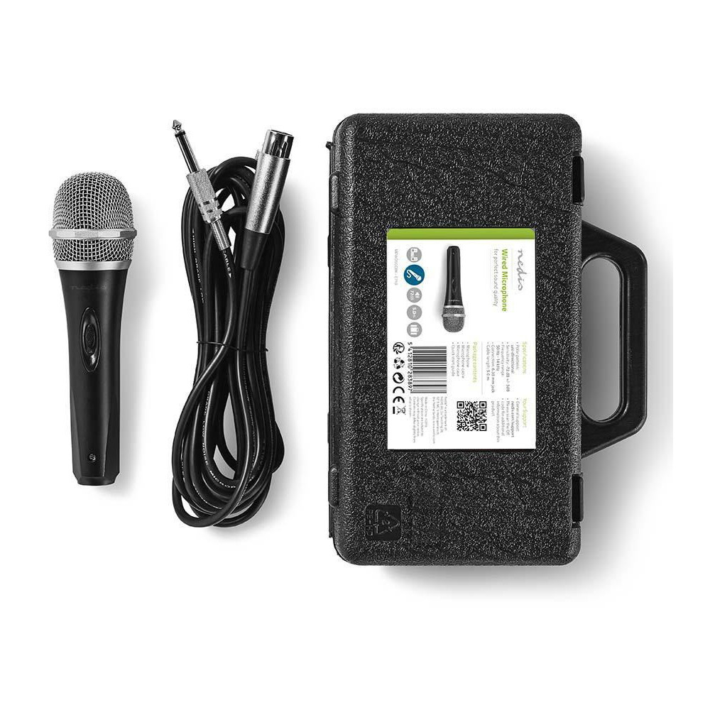 Microphone Filaire Cardioïde MPWD50BK / Avec étui de voyage