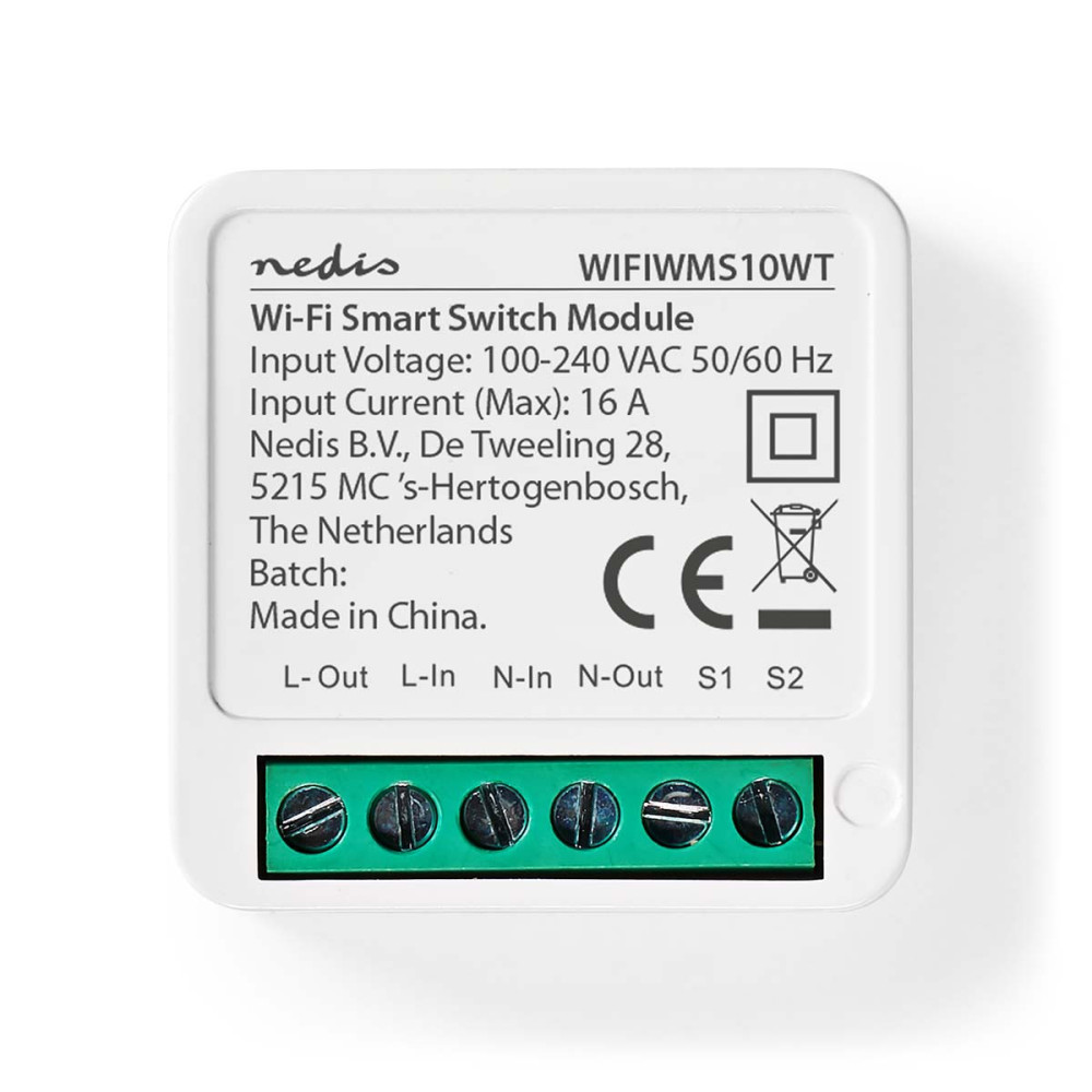 interrupteur d'alimentation SmartLife Nedis / Wifi / 3680W