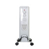 Radiateur Bain d'Huile BIOLUX RB-1502 / 7 Éléments / 1500W / Blanc