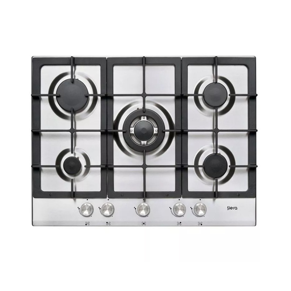 Plaque de Cuisson PREMIUM Encastrable / 5 Feux / SILVER