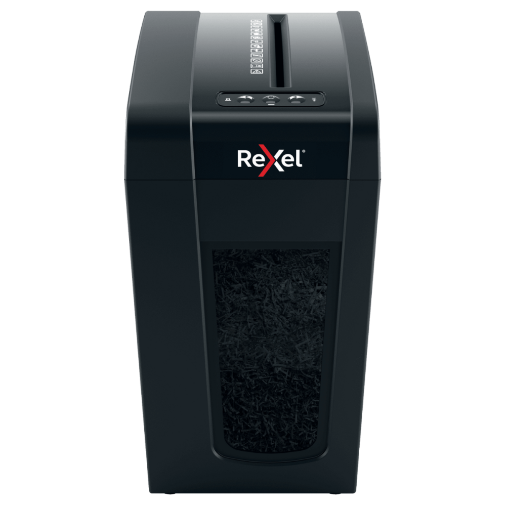 Destructeur de documents Rexel Secure X10-SL Whisper-Shred / Coupe croisée / Noir