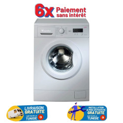 Machine à laver 8kg 1000TR Blanc SABA WE1054 - Tunisie