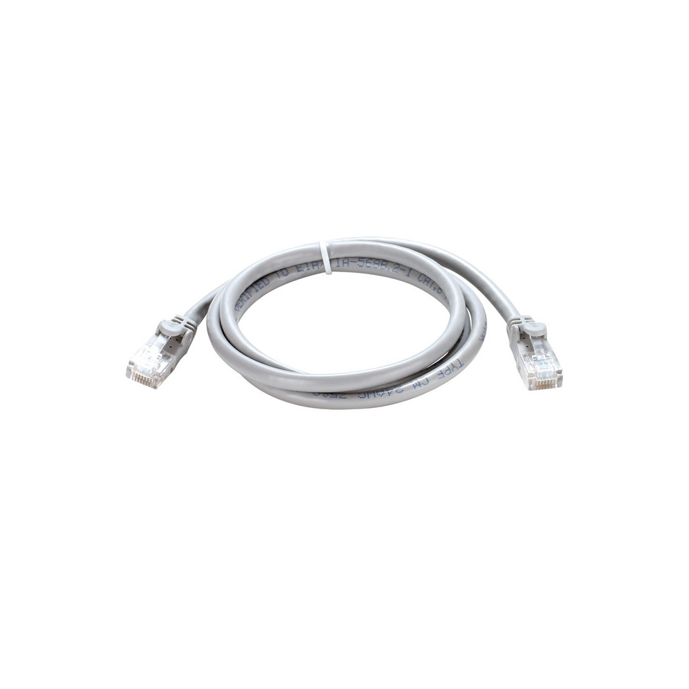Câble RJ45 Cat6 UTP LSZH 24AWG 1M Gris