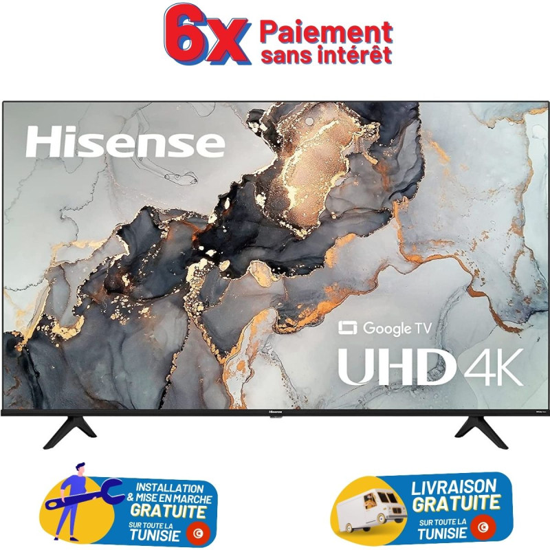 Hisense 65" 4K UHD Smart TV - Noir