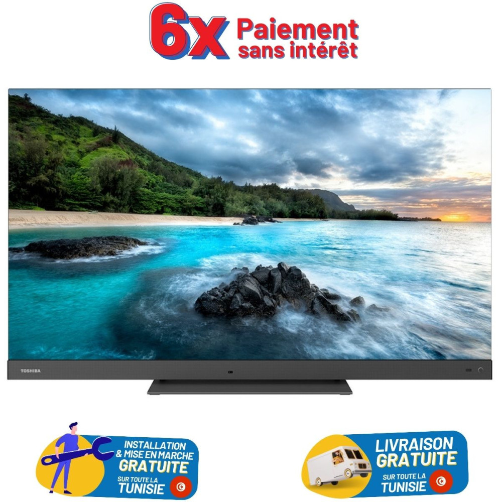 TV Toshiba 55" Z770K 4K UHD QLED / Smart TV / 120 Hz