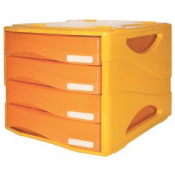 Bloc de 4 Tiroirs ARDA Smile / Orange
