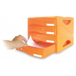 Bloc de 4 Tiroirs ARDA Smile / Orange