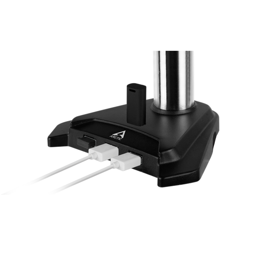 SUPPORT POUR MONITEUR ARCTIC Z3 PRO (GEN 3) AVEC HUB USB 3.0 / NOIR MAT