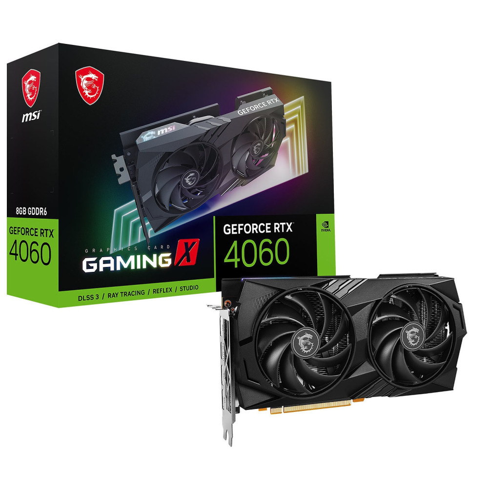 Carte graphique MSI GeForce RTX 4060 GAMING X / 8G GDDR6