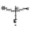 Support d'écran triple pour Bureau 27" LogiLink BP0050 / Noir