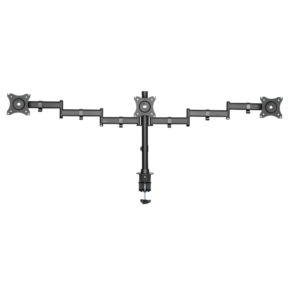 Support d'écran triple pour Bureau 27" LogiLink BP0050 / Noir