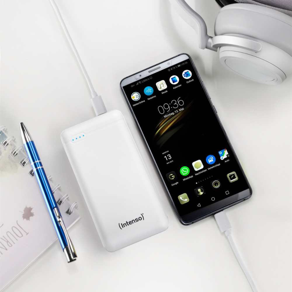 Power Bank Intenso XS20000 / 20000 mAh / Blanc