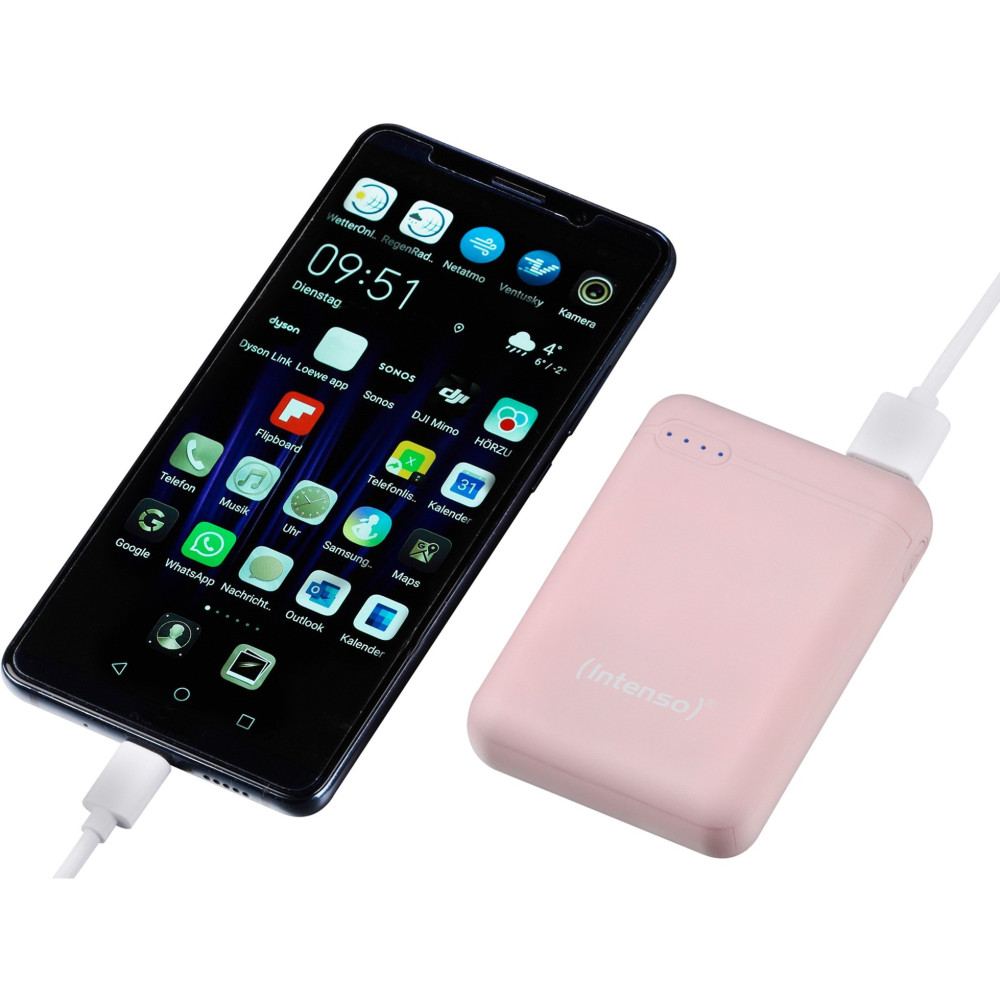 Power Bank Intenso XS10000 / 10000 mAh / Rose