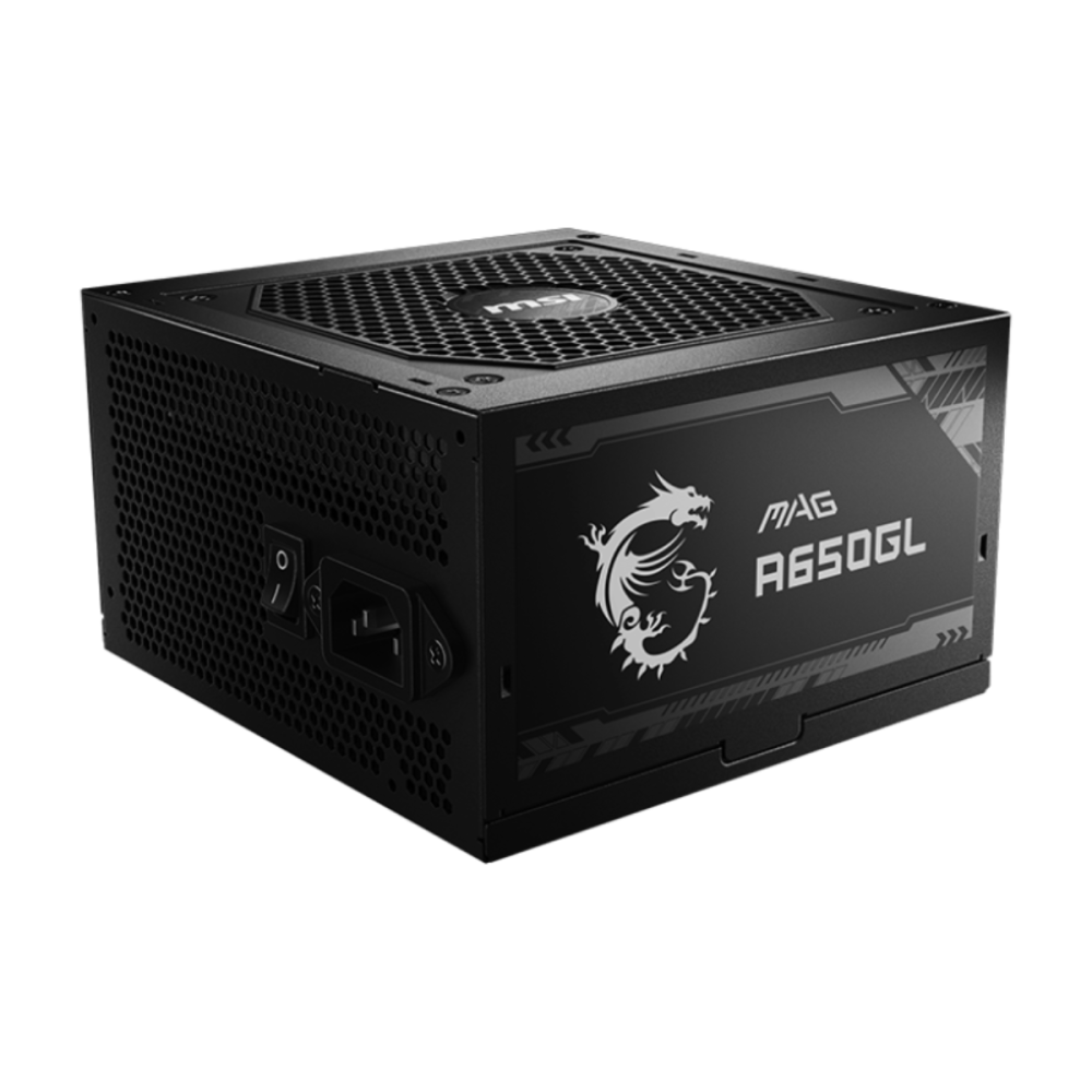 Boîte d'alimentation MSI MAG A650GL / 650W ATX / 80 PLUS Gold