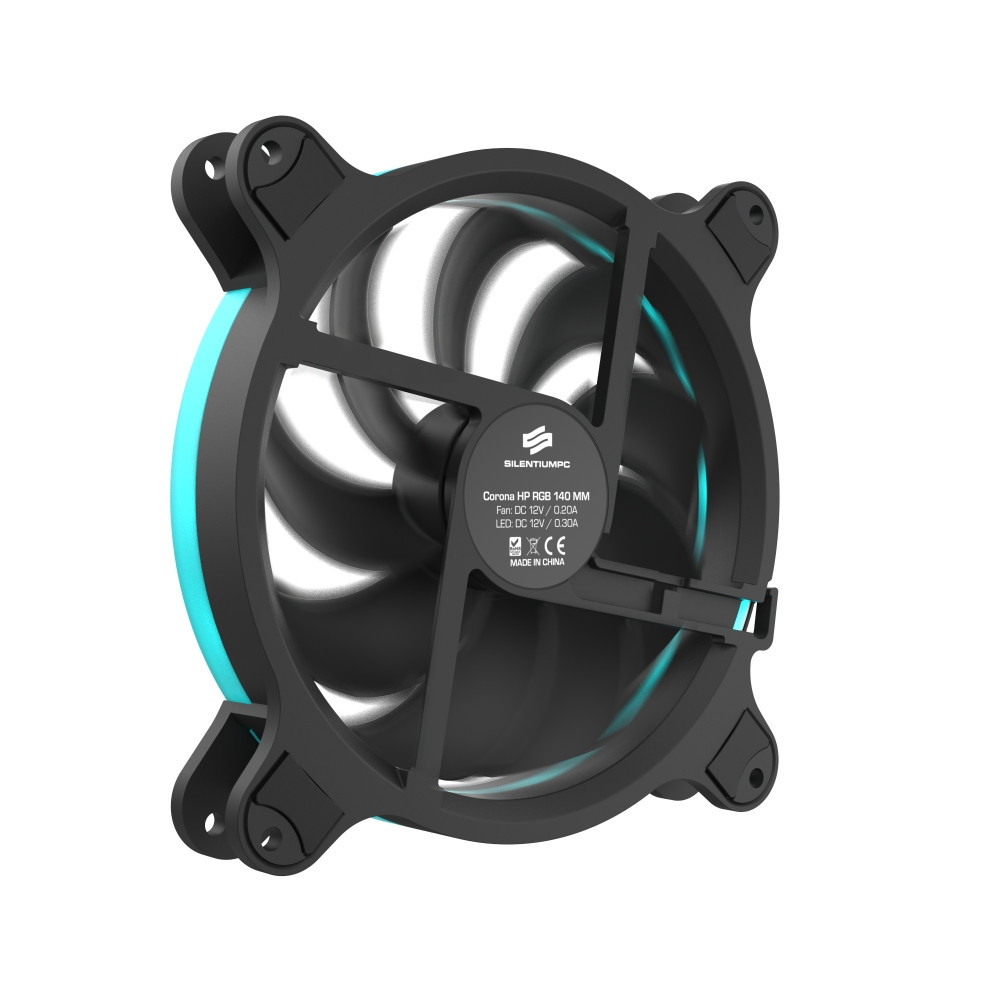 Kit de 3 Ventilateurs de Boîtier SilentiumPC Corona HP RGB 140