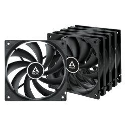 Ventilateur de boîtier Arctic F12 120 MM / 5 Pièces / Noir