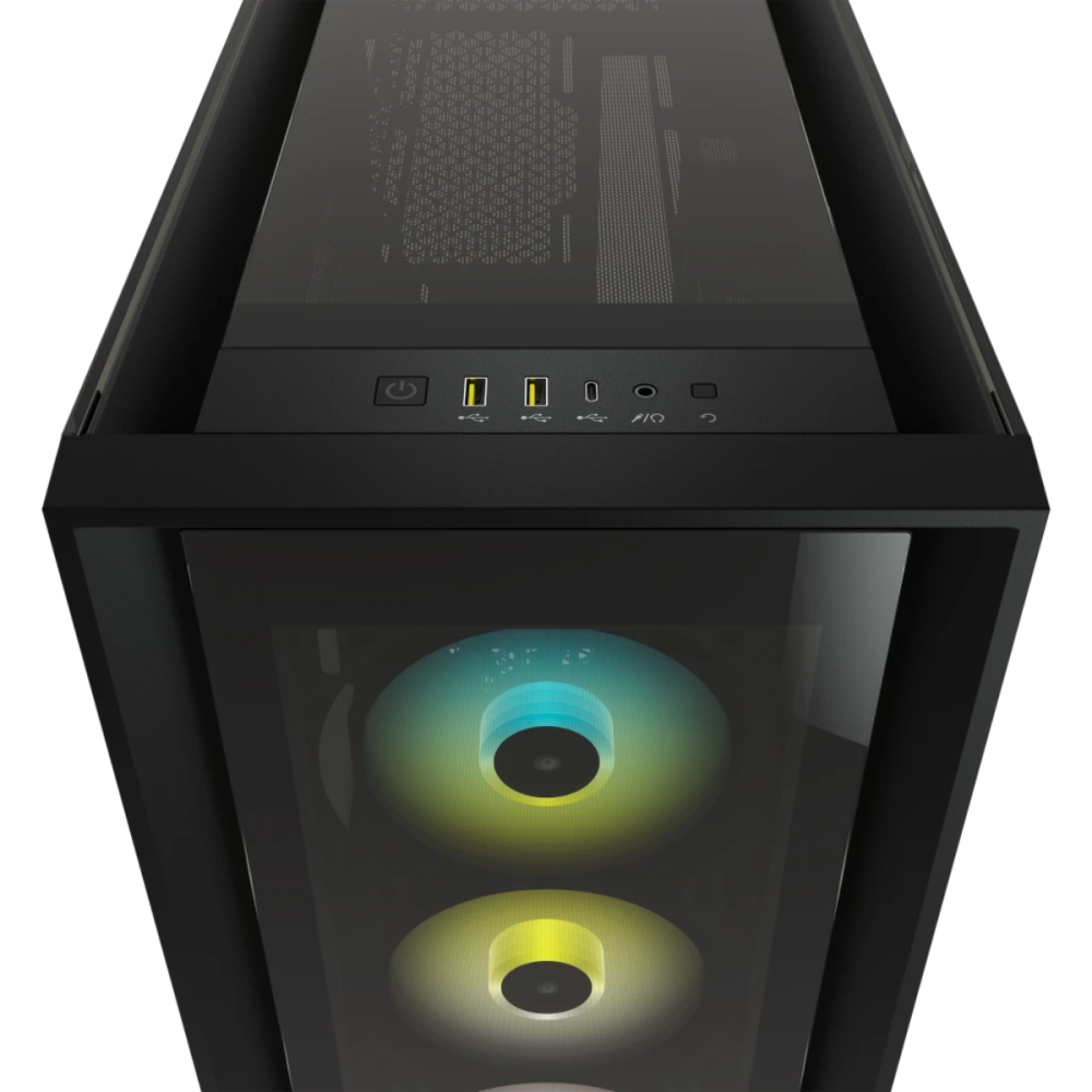 Boîtier Gamer Corsair iCUE 5000X RGB ATX Moyen-Tour / Noir