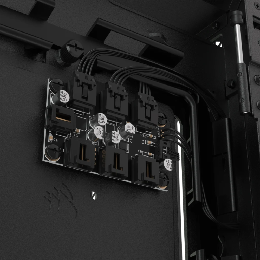 Boîtier Gamer Corsair iCUE 5000X RGB ATX Moyen-Tour / Noir
