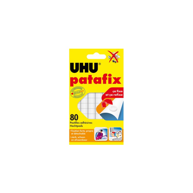 Patte de fixation UHU Patafix 44390 Patte de fixation UHU Patafix 44390