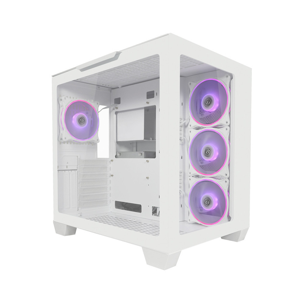 Boîtier Gamer LC-POWER Gaming 807W Stormwatch_X ATX Midi-Tour / Blanc