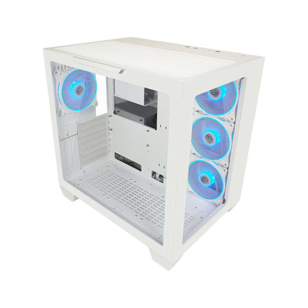 Boîtier Gamer LC-POWER Gaming 807W Stormwatch_X ATX Midi-Tour / Blanc