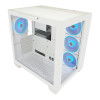 Boîtier Gamer LC-POWER Gaming 807W Stormwatch_X ATX Midi-Tour / Blanc