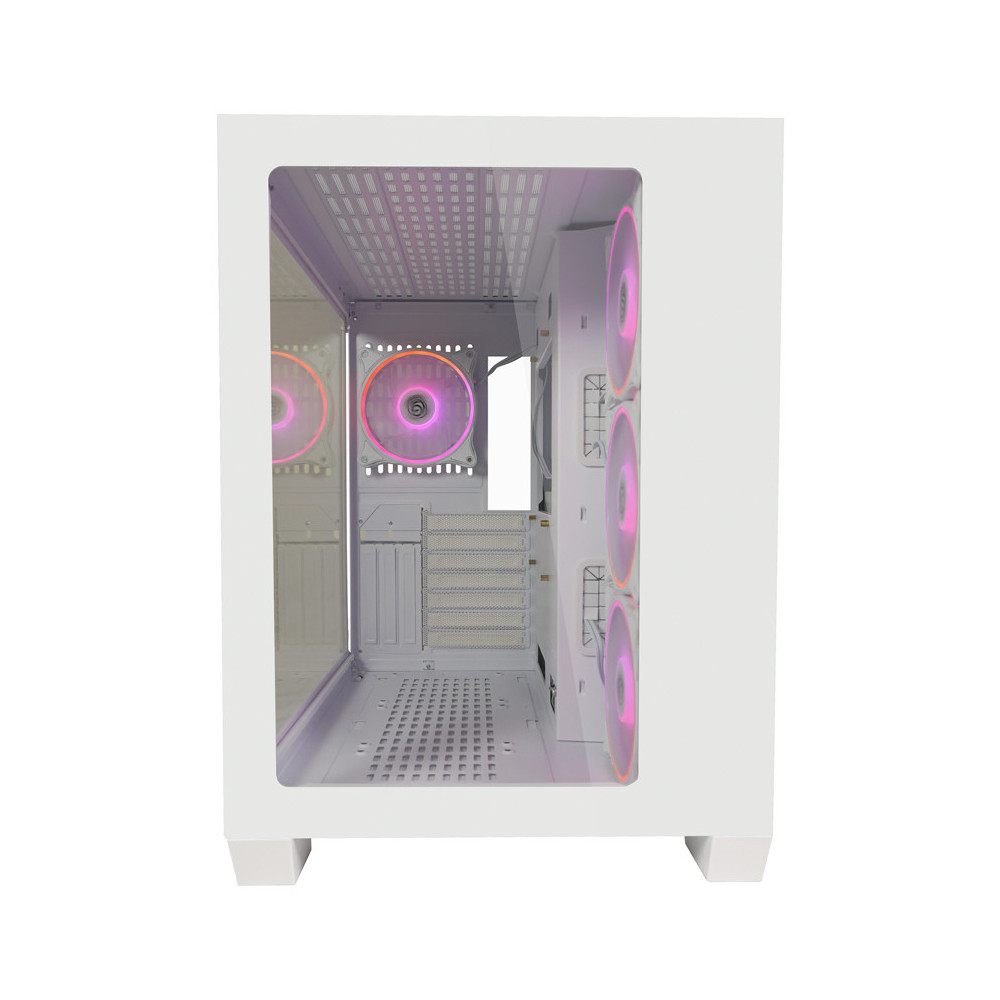 Boîtier Gamer LC-POWER Gaming 807W Stormwatch_X ATX Midi-Tour / Blanc
