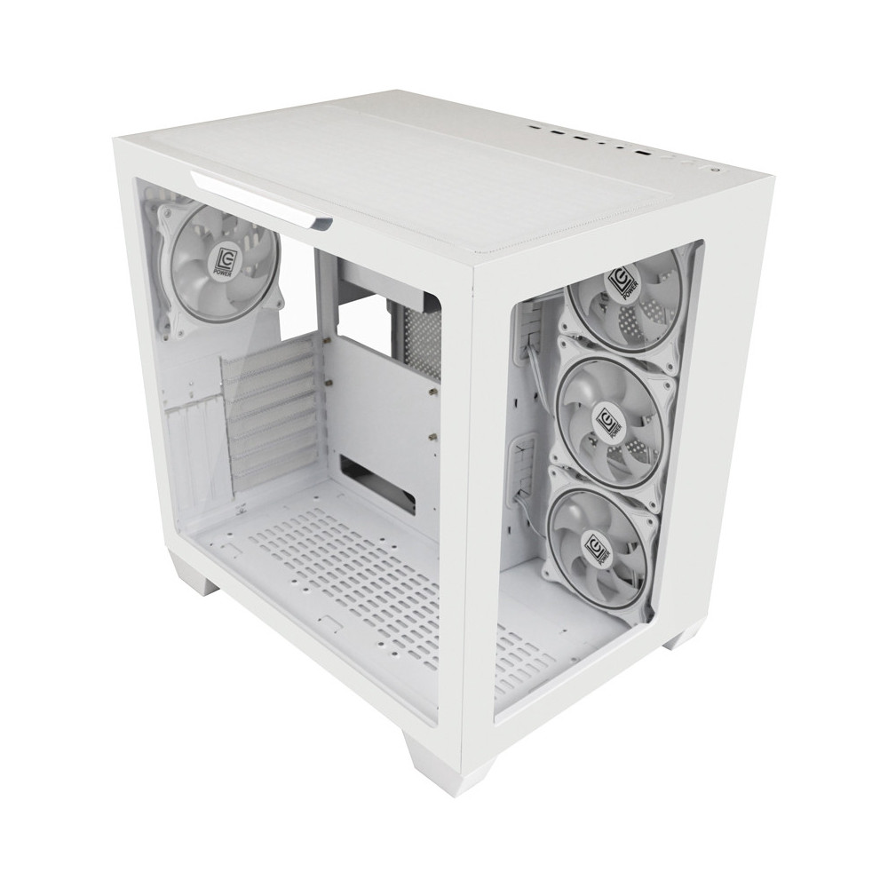 Boîtier Gamer LC-POWER Gaming 807W Stormwatch_X ATX Midi-Tour / Blanc