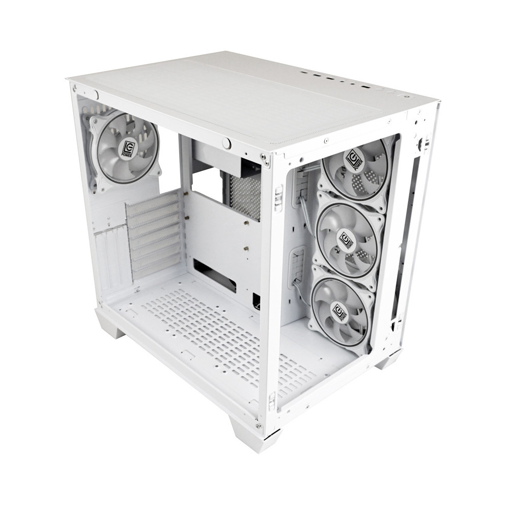 Boîtier Gamer LC-POWER Gaming 807W Stormwatch_X ATX Midi-Tour / Blanc