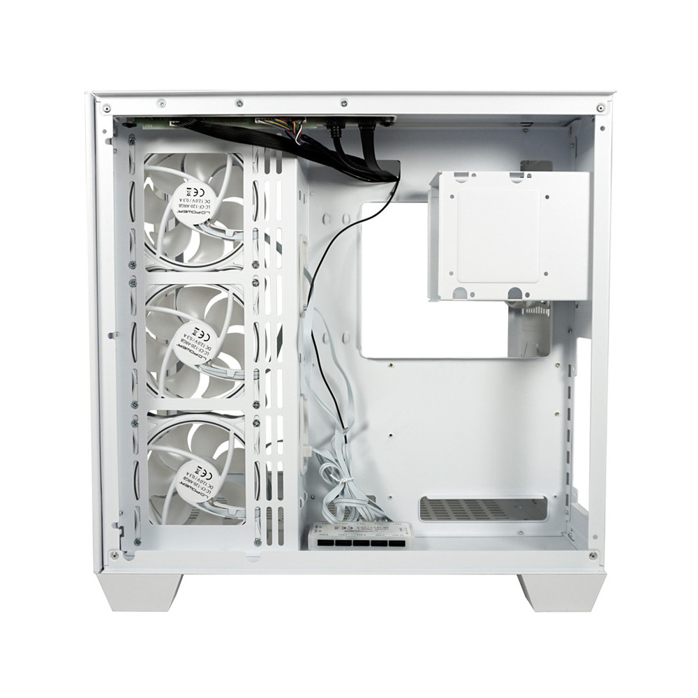 Boîtier Gamer LC-POWER Gaming 807W Stormwatch_X ATX Midi-Tour / Blanc
