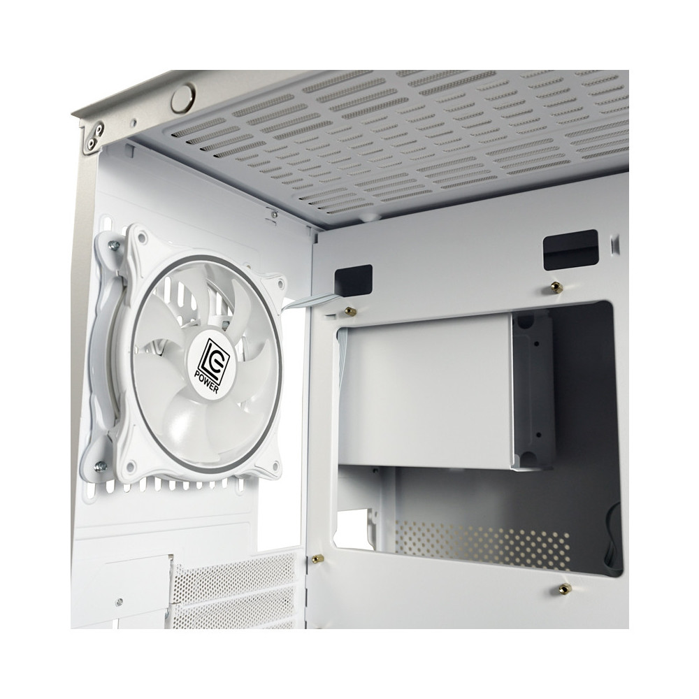 Boîtier Gamer LC-POWER Gaming 807W Stormwatch_X ATX Midi-Tour / Blanc