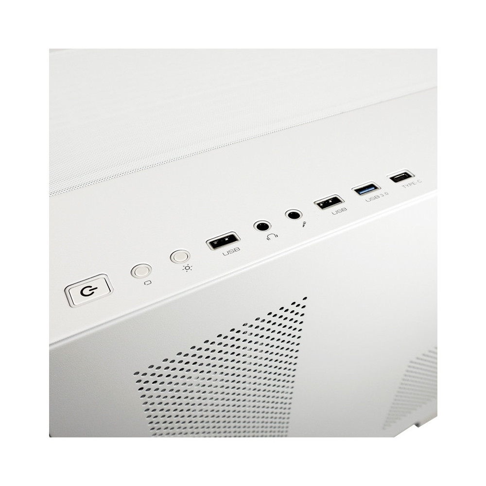 Boîtier Gamer LC-POWER Gaming 807W Stormwatch_X ATX Midi-Tour / Blanc
