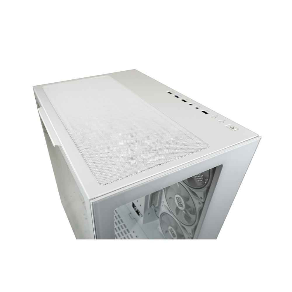 Boîtier Gamer LC-POWER Gaming 807W Stormwatch_X ATX Midi-Tour / Blanc