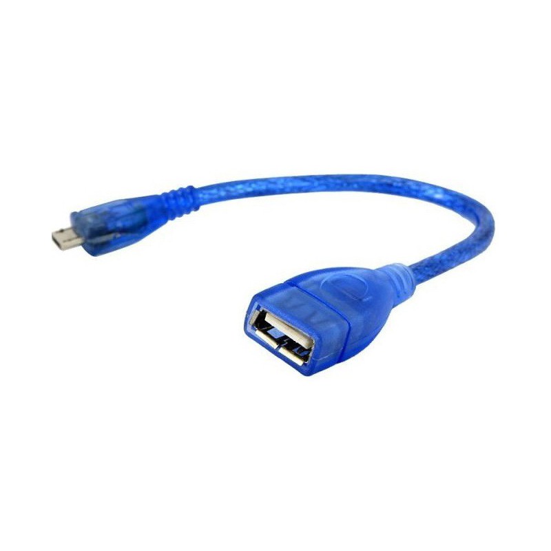 Cable Adaptador Micro USB A USB OTG M/F - 15Cm : Precio Costa Rica