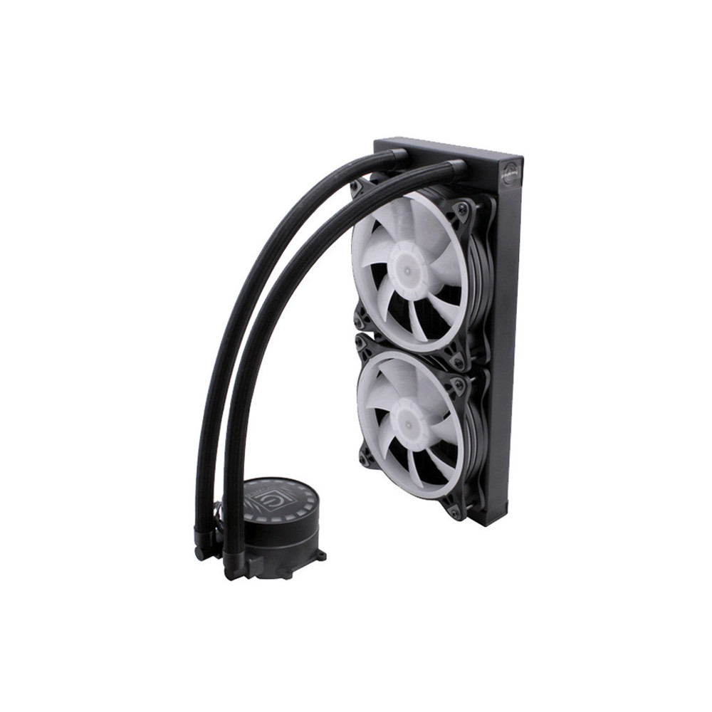 Kit De Refroidisseur de Processeur LC-POWER LC-CC-240-LiCo-ARGB / 120 MM / LGA 1700 / AM5 / Noir
